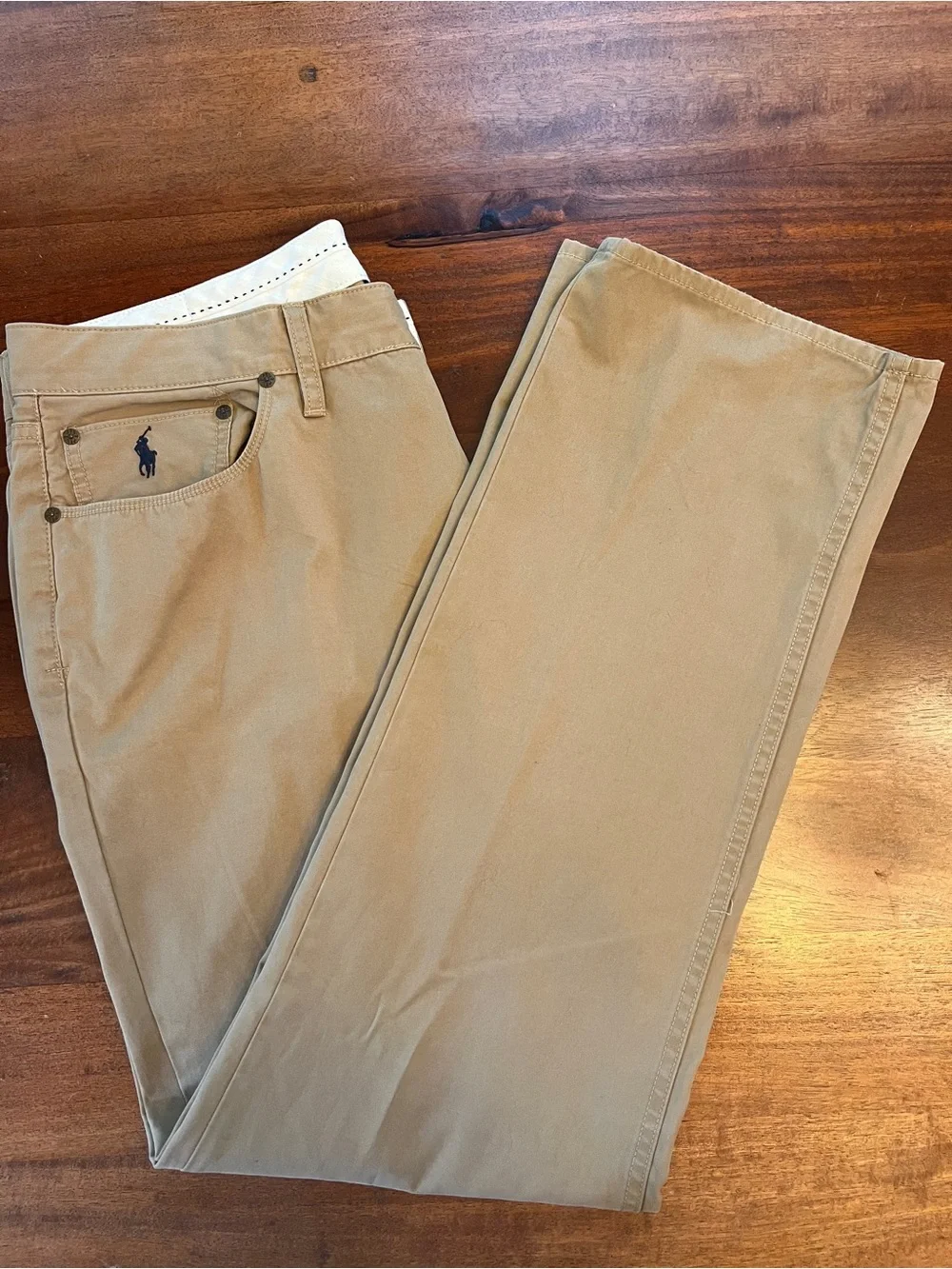 Ralph Lauren Pants Mens 36 X 32 Khaki Straight Leg 5 Packet  Classic